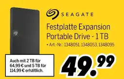 MEDIMAX Seagate festplatte expansion portable drive - 1 tb Angebot