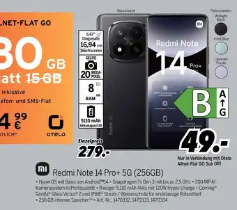 MEDIMAX Mi redmi note 14 pro+ 5g (256gb) Angebot
