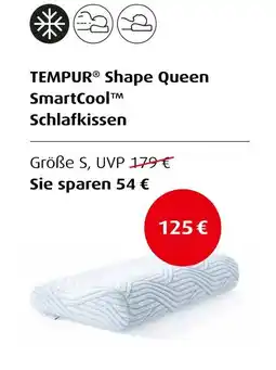 Hofmeister Tempur shape queen smartcool schlafkissen Angebot