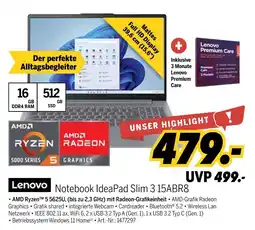 MEDIMAX Lenovo notebook ideapad slim 3 15abr8 Angebot