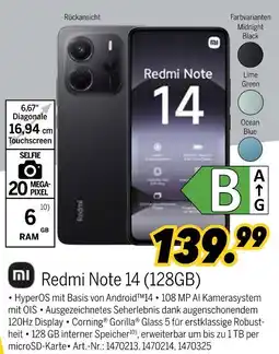 MEDIMAX Mi redmi note 14 (128gb) Angebot