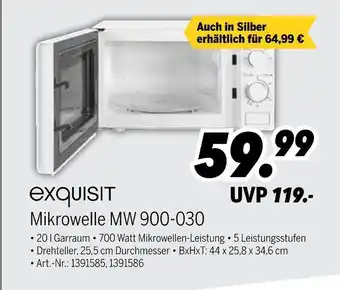 MEDIMAX Exquisit mikrowelle mw 900-030 Angebot