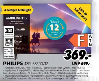 MEDIMAX Philips 43pus8500/12 Angebot