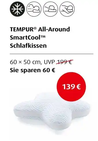 Hofmeister Tempur all-around smartcool schlafkissen Angebot