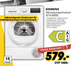 MEDIMAX Siemens wärmepumpentrockner wt47w680 Angebot