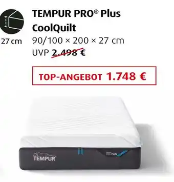 Hofmeister Tempur pro plus coolquilt Angebot