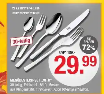 Hofmeister Justinus bestecke menübesteck-set „vito“ Angebot