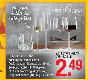 Hofmeister Bohemia cristal glasserie '1975' Angebot