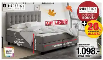 Hofmeister Design paul phillip boxspringbett „västervik“ Angebot