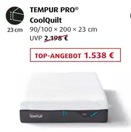 Hofmeister Tempur pro coolquilt Angebot