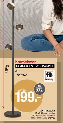 Hofmeister Hofmeister led-stehleuchte Angebot