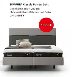 Hofmeister Tempur classic polsterbett Angebot