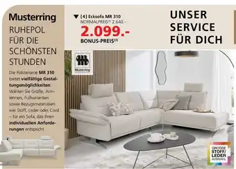 Hofmeister Musterring ecksofa mr 310 Angebot