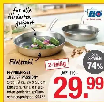 Hofmeister Elo pfannen-set relief passion Angebot
