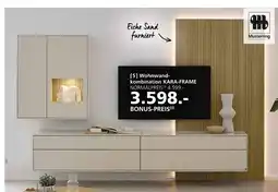 Hofmeister Musterring wohnwandkombination kara-frame Angebot