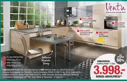 Hofmeister Einbauküche plan wildeiche nachbildung & win anthrazit matt Angebot
