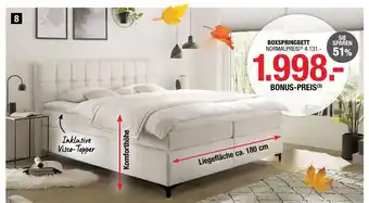 Hofmeister Boxspringbett Angebot