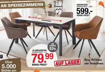 Hofmeister Ausziehtisch Angebot