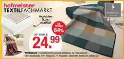 Hofmeister Biederlack wohndecke Angebot