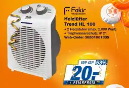 Expert Fakir heizlüfter trend hl 100 Angebot