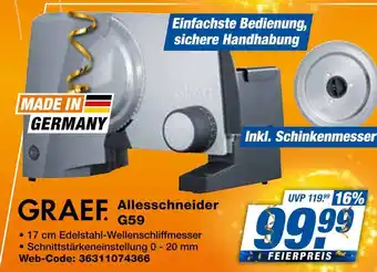 Expert Graef allesschneider g59 Angebot