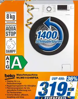 Expert Beko waschmaschine wlm81434npsa Angebot