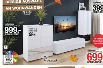 Hofmeister Highboard Angebot