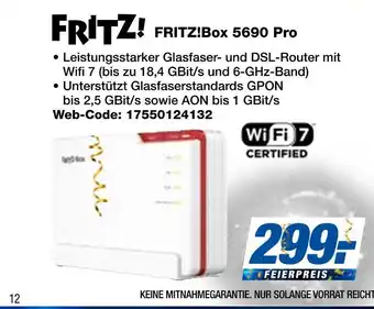 Expert Fritz! fritz!box 5690 pro Angebot