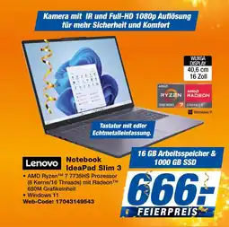 Expert Lenovo notebook ideapad slim 3 Angebot