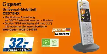Expert Gigaset universal-mobilteil ce575hx Angebot
