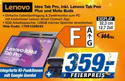 Expert Lenovo idea tab pro, inkl. lenovo tab pen plus und moto buds Angebot