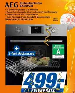Expert Aeg einbaubackofen ex30v2m Angebot
