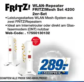 Expert Fritz! wlan-repeater fritz!mesh set 4200 2er-set Angebot