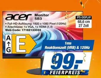 Expert Acer monitor sb3 Angebot