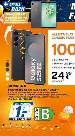 Expert Samsung smartphone galaxy s25 fe (5g 128gb) Angebot