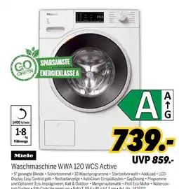 MEDIMAX Miele waschmaschine wwa 120 wcs active Angebot