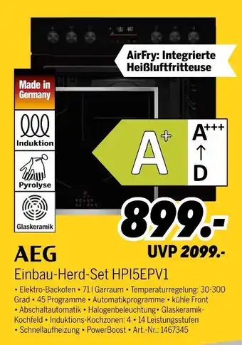 MEDIMAX Aeg einbau-herd-set hpi5epv1 Angebot
