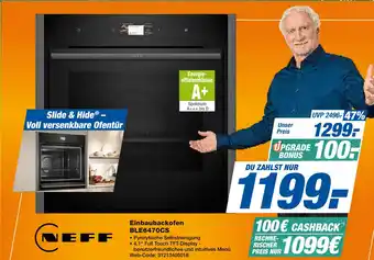 Expert Neff einbaubackofen ble6470cs Angebot