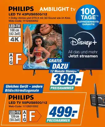 Expert Philips led tv 43pus8500/12 Angebot