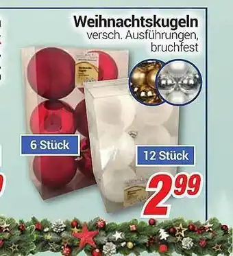 CENTERSHOP Weihnachtskugeln Angebot