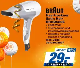 expert Techno Land BRAUN Haartrockner Satin Hair BRHD580E Angebot