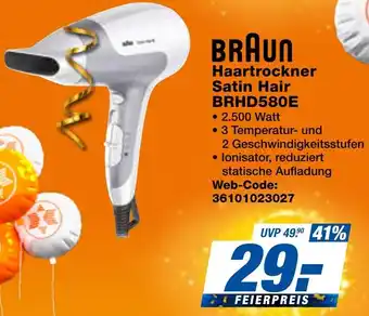 expert Techno Land BRAUN Haartrockner Satin Hair BRHD580E Angebot