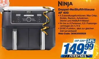 expert Techno Land NINJA Doppel-Heißluftfritteuse AF 400 Angebot