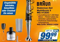expert Techno Land BRAUN Stabmixer-Set MultiQuick 9 MQ 9135XI Angebot