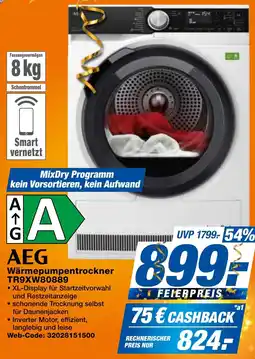 expert Techno Land AEG Wärmepumpentrockner TR9XW80889 Angebot