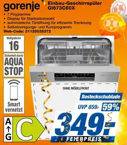 expert Techno Land gorenje Einbau-Geschirrspüler GI673C60X Angebot