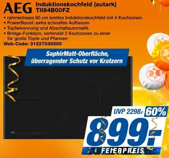expert Techno Land AEG Induktionskochfeld (autark) TII84B00FZ Angebot