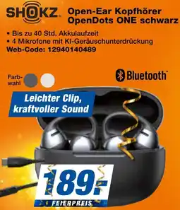 expert Techno Land SHOKZ Open-Ear Kopfhörer OpenDots ONE schwarz Angebot