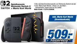 expert Techno Land Spielkonsole Nintendo Switch 2 + Mario Kart World Angebot