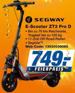 expert Techno Land SEGWAY E-Scooter ZT3 Pro D Angebot